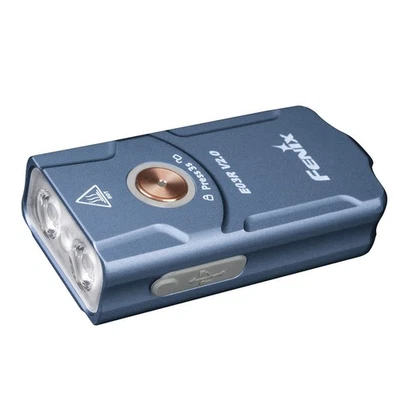 Fenix E03R V2.0 blau, Schlüsselbundlampe, 500 Lumen, Akku eingebaut, USB, 30 Gra - Bild 1 von 4