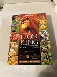 The Lion King Movie Collection 6 Disc 3 Movies Box Set 2/3 Still Sealed - Bild 1 von 7
