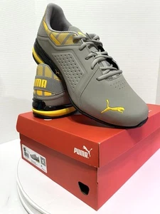 Puma Mens Viz Runner Repeat Running 12 Grey Sneakers Athletic Shoes 37733312 - Picture 1 of 13