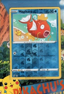 Pokémon TCG Magikarp Karte 039/192 Reverse Holo Ft. Pikachu Rebel Clash NM - Bild 1 von 2