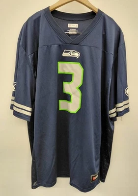 Мужская футболка NFL сине-зеленая размер 3XL - Изображение 1 из 4