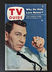 DRAGNET JACK WEBB 1953 ORIGINAL TV GUILD - NEW ENGLAND EDITION - Picture 1 of 4