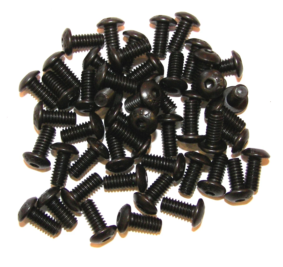 50 3/8" Tattoo Machine Buttonhead Screws , Lot Of 8-32 Screws Binder Parts USA - Image 1 of 1