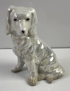 Vintage Dog Iridescent 4.5in Figurine Made in Japan See Description! - Picture 1 of 9