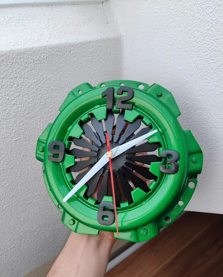 Reloj de pared analógico embrague │ HECHO A MANO Foto 1 de 1