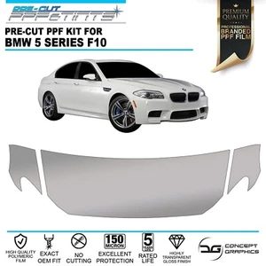 Motorhaubenflügel Steinschutz Lackschutzfolie PPF für BMW 5er F10 M Sport - Bild 1 von 3