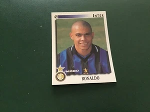 PANINI FUSSBALLSPIELER 1997-98 🇮🇹RONALDO ⚫️🔵 INTER # 144 AUSVERKAUFT ALS FOTO EDICOLA - Bild 1 von 2