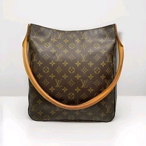LOUIS VUITTON TOTE BAG LUPING GM MONOGRAM CANVAS Brown - Picture 1 of 18