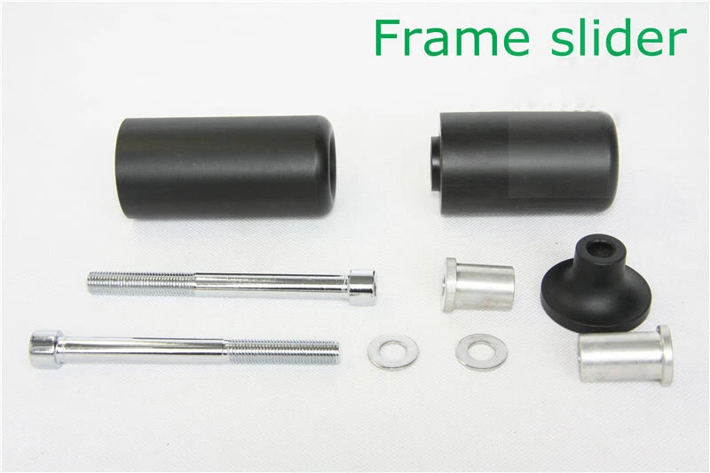 Juego de protector de choque deslizante de marco sin corte BK para Kawasaki Ninja ZX6R 636 2005-2006 Foto 1 de 1