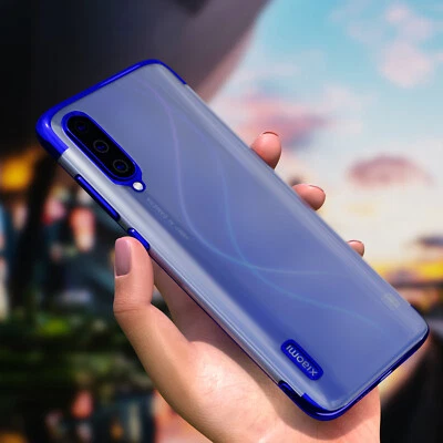 EGEDI Case und Panzerfolie für Xiaomi Mi A3 Schutzhülle Bumper Etui Hülle Schale Cover