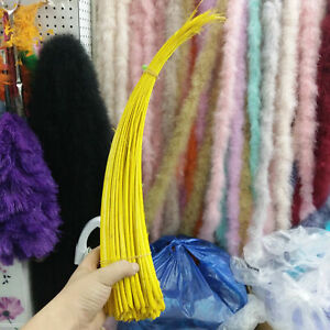 Wholesale 10-200pcs Ostrich feathers spine 16-20inch/40-50cm hats craft use