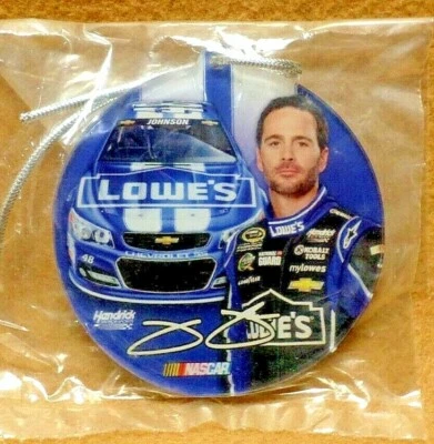 JIMMIE JOHNSON Nascar Lowe’s Race Car Collectible Ornament by WinCraft - Image 1 of 4