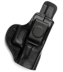 Right Hand Black Brown Leather IWB Inside Pants Concealment Holster - CHOOSE - Picture 1 of 13