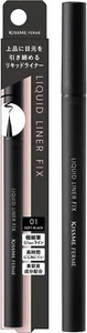 ISEHAN KISS ME FERME Liquid Liner Fix 0.4ml 01 Soft Black Unscented Waterproof - Picture 1 of 2
