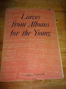 SMPB Blätter aus Alben für die Jugend [Klavierstudien 1955 Clayton F. Summy Co.]  - Bild 1 von 3