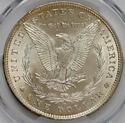 1889-O Morgan Silver Dollar $1 PCGS MS64 – New Orleans Mint Very Nice Lustrous - Image 1 of 4