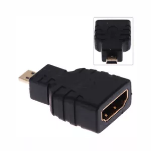 HDMI Female Socket to Micro HDMI Male Plug Adapter for HDMI Cables Xbox 360 HDTV - Picture 1 of 1