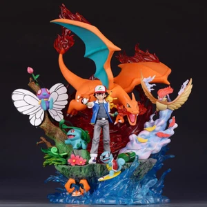EGG Studio 1/6 Ash Ketchum 16 pulgadas LED Serie Anime GK Estatuilla Colección Juguete Regalo - Imagen 1 de 15