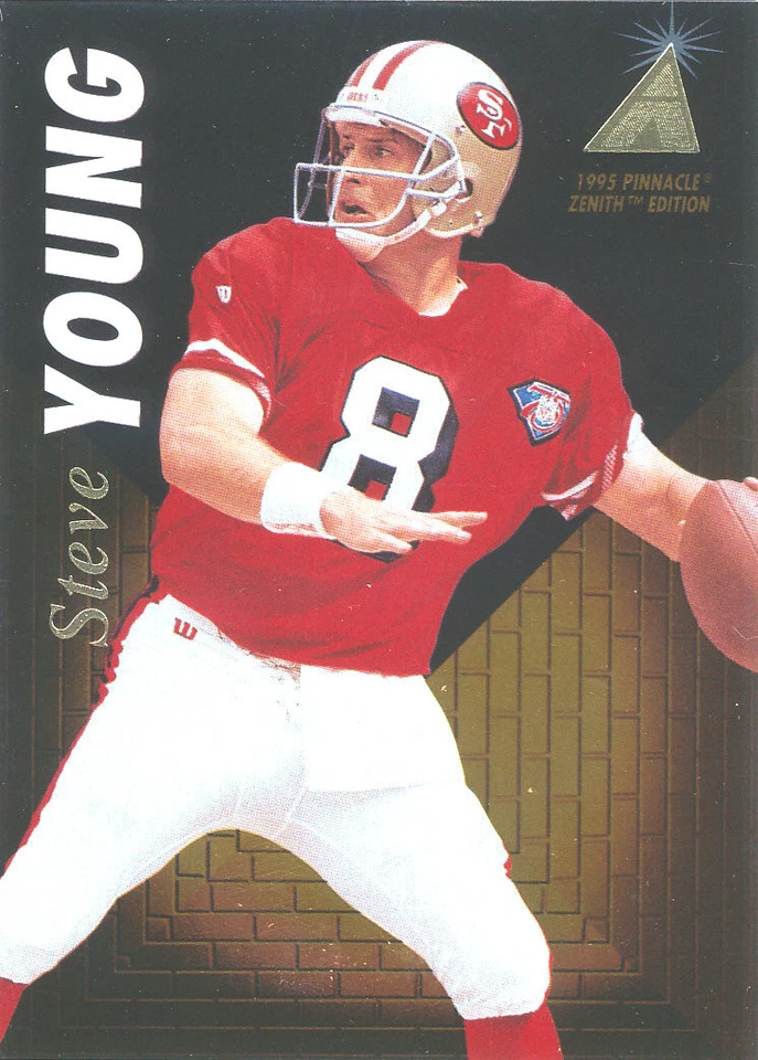 PINNACLE-ZENITH Steve Young 49ERS BYU-Cougars HOF - Image 1 of 1