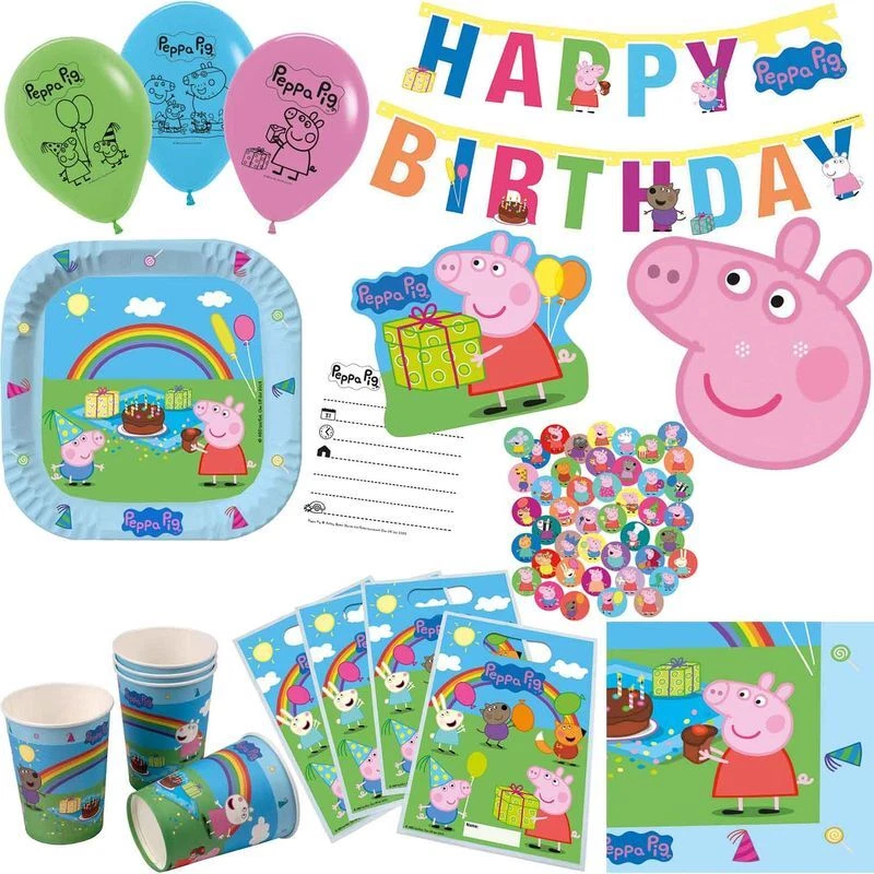 Peppa Wutz Party Deko Kindergeburtstag Geburtstagsdeko Pig Dekoration Schwein - Bild 1 von 1