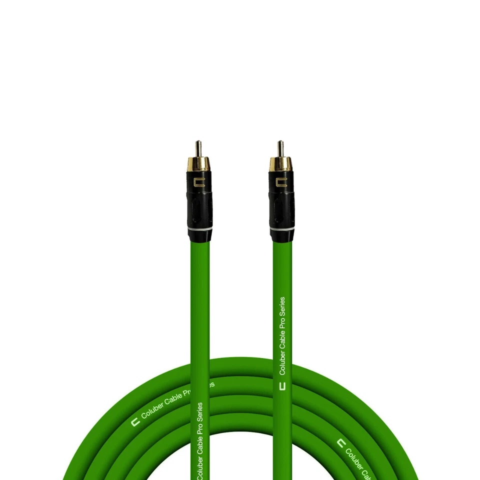 Cable fonográfico de audio desequilibrado macho RCA longitud personalizada, cable conector de color Foto 1 de 4