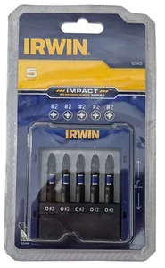 Juego de brocas de bolsillo de destornillador de impacto IRWIN Pozidriv 5 piezas IRW1923435 50 mm - Imagen 1 de 3