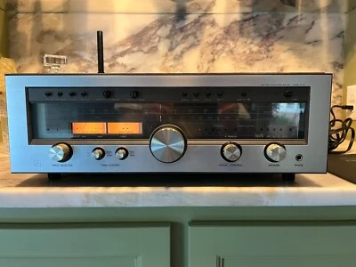 Luxman R-1120 (1978-79) vintage stereo receiver with rosewood case - Image 1 of 4