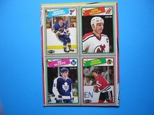1988/89 O-PEE-CHEE BOX BOTTOM CARD PANEL SHARP+ E F G H MULLER DENIS SAVARD OPC