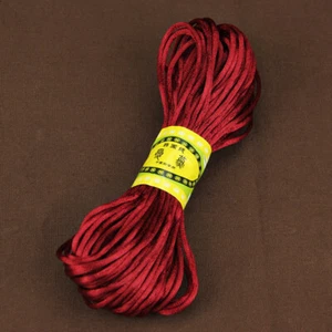 20meters 2.5mm Satin Nylon Rope Cord Thread Braided Beading String DIY Jewelry - Picture 1 of 29
