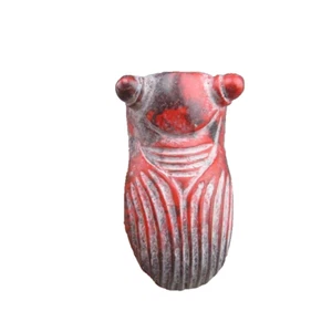 Cina, vecchia giada, cultura Hongshan, oggetti da collezione, rara cicala, ciondolo M325 - Foto 1 di 5