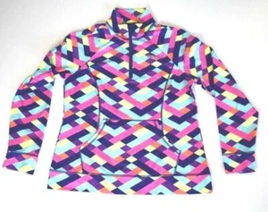 Fila Sport Performance Large Half Zip Pullover Multi-Colored Polyester 73277 - Picture 1 of 8