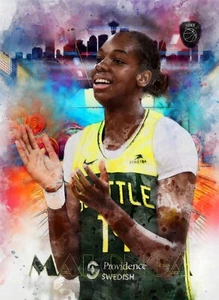 Dominique Malonga #1 Art Card Limited 7/10 John Rudolph Team 10 Made Draft RC - Picture 1 of 3