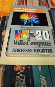 Registro de direcciones (1982) Commodore VIC 20 (cinta, manual, caja/blíster) funciona 8 bits - Imagen 1 de 2