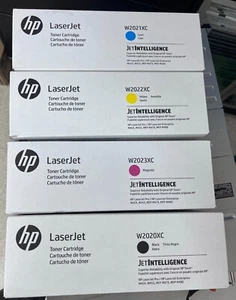 Genuine HP 414X set W2020XC W2021XC W2022XC W2023XC - Picture 1 of 1