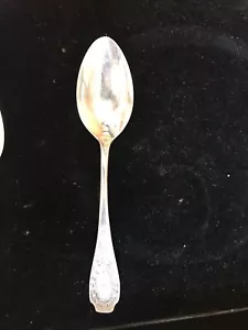 Sterling Silver TEASPOON,Wreath & Shield,5 7/8" - Picture 1 of 4