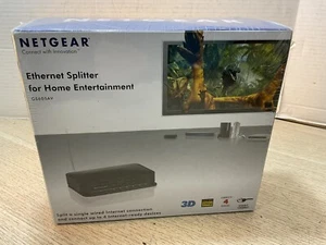 Netgear-Gaming-Home Theater-Network Switch-GS605AV-100NAS - NEW/GAR525 - Picture 1 of 7