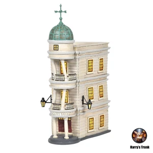 Department 56 Harry Potter Village Gringotts Bank beleuchtetes Gebäude - brandneu - Bild 1 von 6