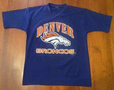 Camiseta deportiva vintage 1998 Terell Davis #30 Denver Broncos azul talla grande azul Foto 1 de 4