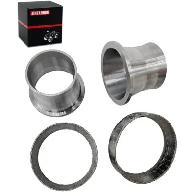 Exhaust Port Pipes Torque Cone Gasket Kit For Harley Softail Dyna Electra Glide Foto 1 de 4