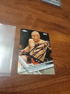 2017 Topps Chrome UFC Kyoji Horiguchi Auto On Card #49 Hard To Find Auto Card - Picture 1 of 6