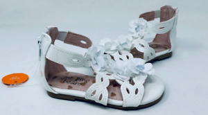 Jumping Beans Toddler Girls' Extravagant Gladiator Sandals White Size:9 92U