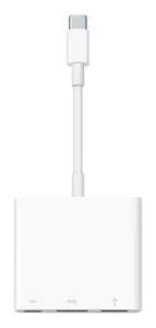 Adaptateur multiport AV numérique USB-C Apple | A2119 | MUF82AM/A | Original OEM - Photo 1/2