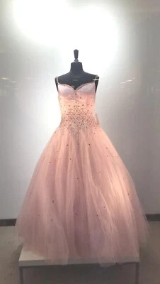 P5 Alyce  SZ 14 $599 PINK  QUINCE  FORMAL BLACK TIE PROM DRESS BALLGOWN GOWN - Image 1 of 3