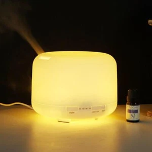 Electric Air Ultrasonic Diffuser Aroma Oil Humidifier 7 LEDs Night Light Home AU - Picture 1 of 7