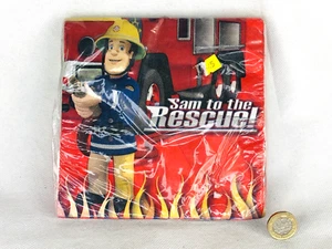Napkins Kitchen Roll Party Fireman Sam New 16Pc Official - Picture 1 of 3