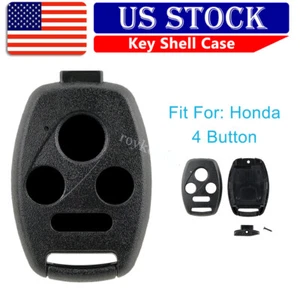 For 2005 2006 Honda CR-V Pilot Accord Civic Remote Key Fob Shell Case 4 Buttons - Picture 1 of 8