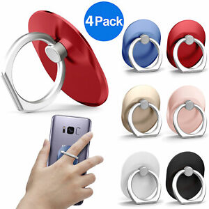 4x Universal 360° Rotating Finger Ring Cell Phone Holder Stand Car for LG G7 G8