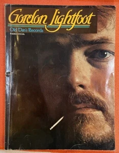 Gordon Lightfoot Old Dan’s Records Song Book Piano Vocal Guitar Chords Sheet - Picture 1 of 15