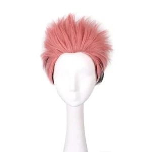 Jujutsu Kaisen Cosplay Ryomen Sukuna Wig Yuji Itadori Pink Black - Picture 1 of 5