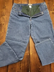 L.L. Bean Mens SZ 38X32 Vintage Fleece Lined Jeans - Picture 1 of 5